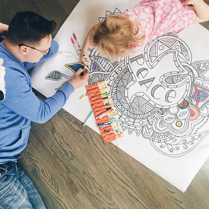 Hope, Peace, Joy, and Love Coloring Posters — Illustrated Ministry